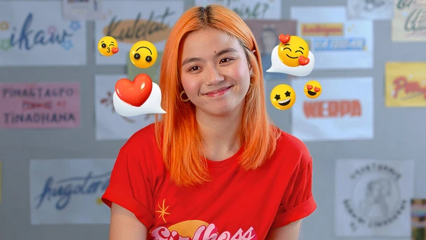 “来自《错过的联系》的角色，周围有可爱的表情符号。”